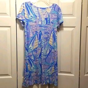 Lilly Pulitzer Sailboat Dress- L